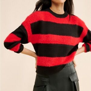 Red and Black Sweater